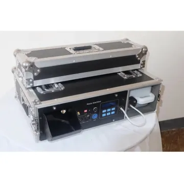 Professional 1500W Haze Fog Machine with Flight Case: Morning Mist Machine Atomizer for Stage and Event Lighting