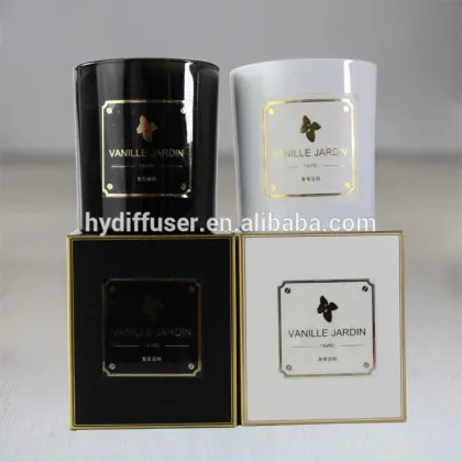 glass jar scented candles soy wax