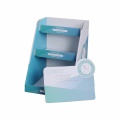 Rack de exposição de papel guardanapo azul personalizado APEX