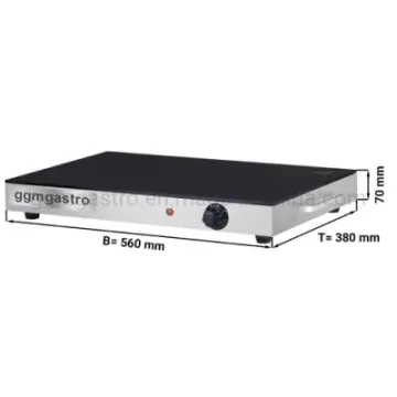 Heat Retaining Plate Electri Food Warmer Plate for Commercial Kitchen with CE Certificate