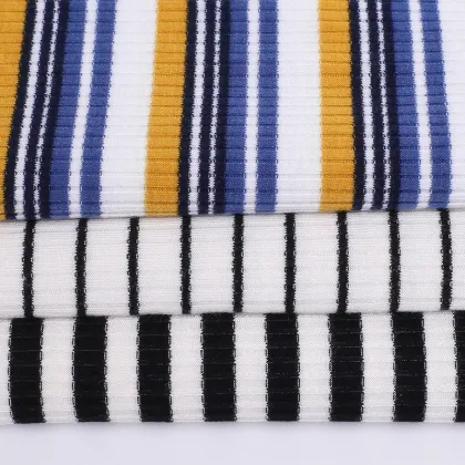 Customized Rib Knitting Coarse Needle Fabric For Ladies