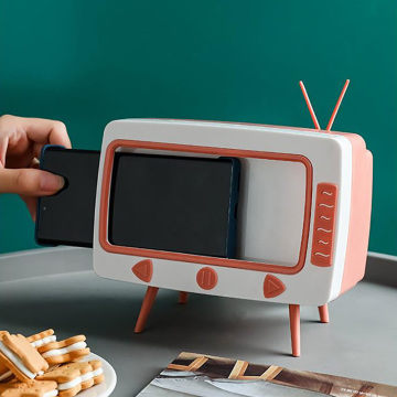Modern style household phone holder plastic paper dispenser