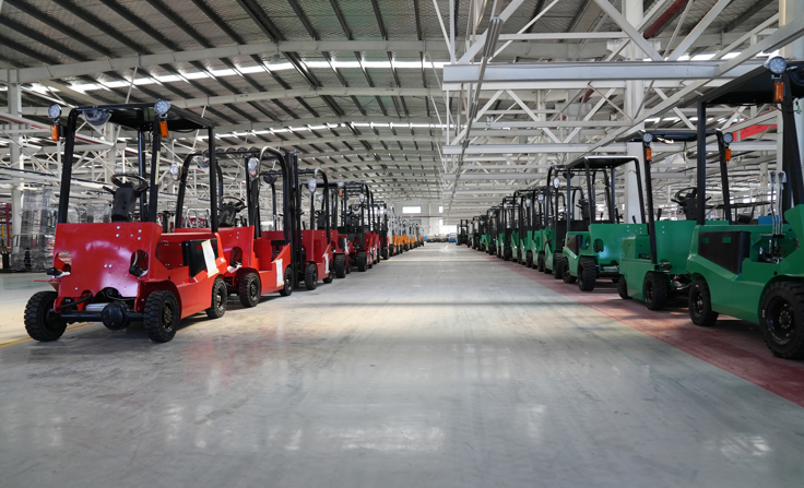 Electric Reach Forklift With Mechanical Parking Brake Lifter - 1 Ton ...