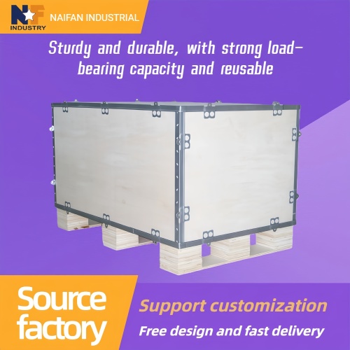 Cajas de madera seguras diseñadas para maquinaria pesada