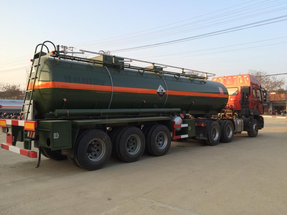 31000 Liters Heating Liquid Asphalt Tanker Trailer