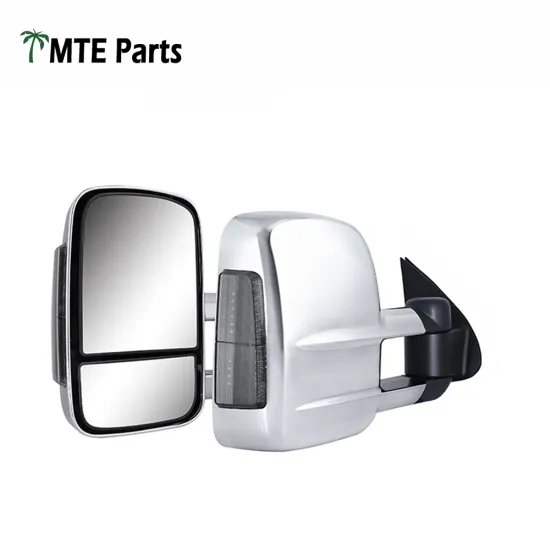 High-Quality Chrome Pickup Auto Parts: Rear View Mirror for Mitsubishi Triton (2015-2022) - RHD Towing Mirror with Electric Adjustment and Signal Indicator