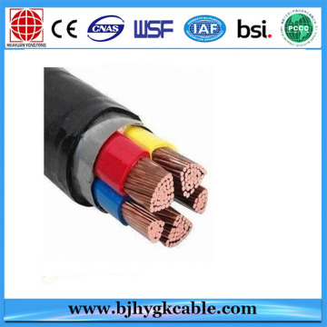 Low Voltage XLPE/PVC insulated electric wire and cable 70mm