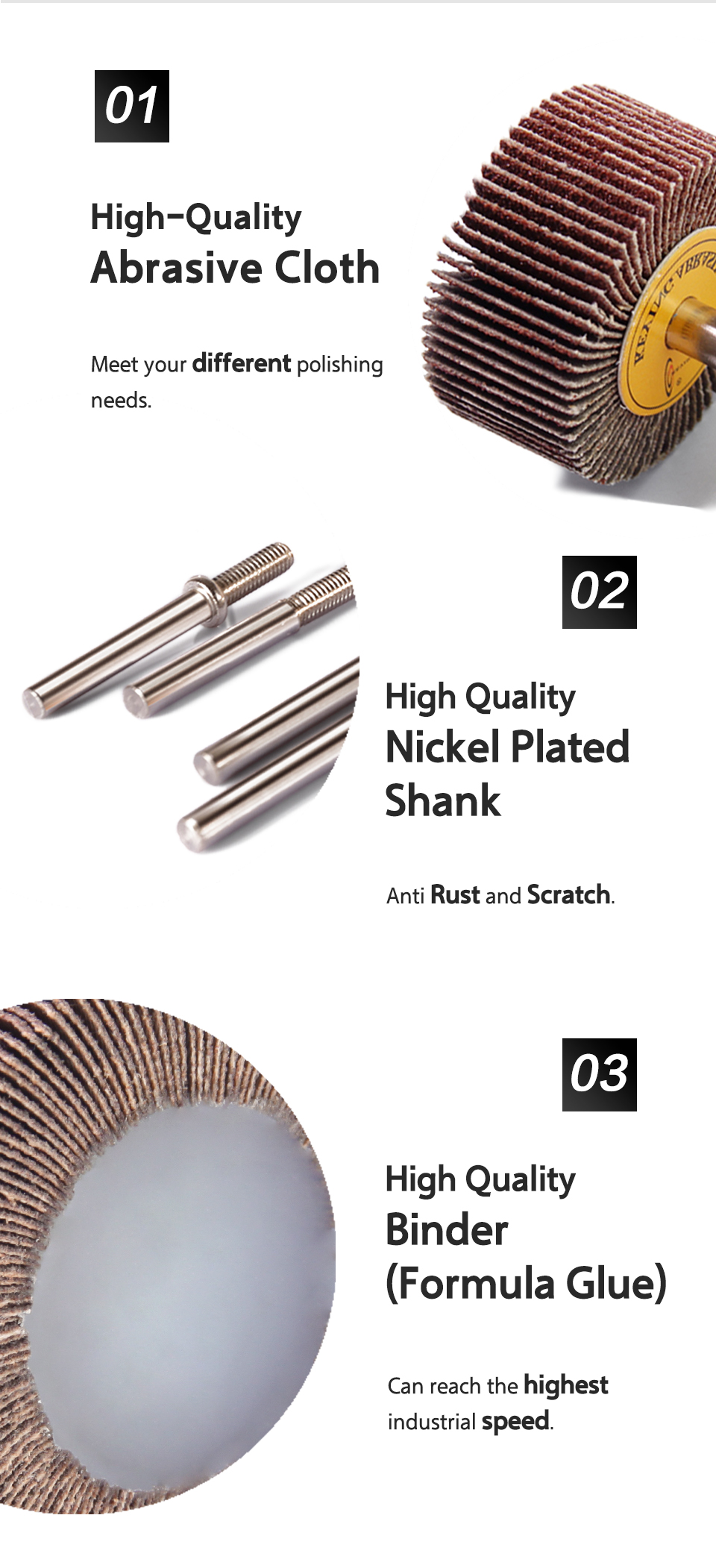 4 Inch Flap Wheel for Metal Polishing