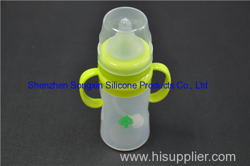 100% Food Grade Non-toxic Silicone Baby Bottle 