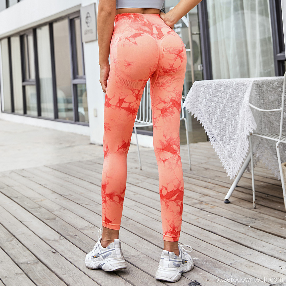 Calças de ioga com leggings sem costura