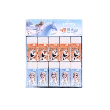 Professional Wholesale Cute Cartoon 4B Erasers in Box for School Kids