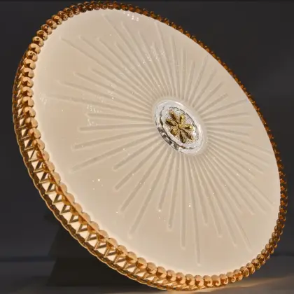 Modern Bedroom & Hotel Ceiling Lights: 72W 96W LED Plastic Indoor Lighting