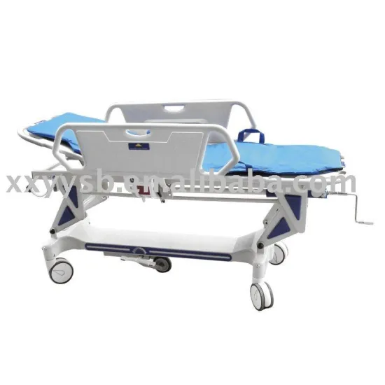 Emergency Adjustable Bed With Guardrail