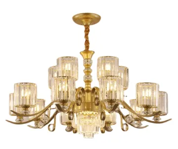 Modern Luxury Crystal Chandelier for Living Room and Bedroom