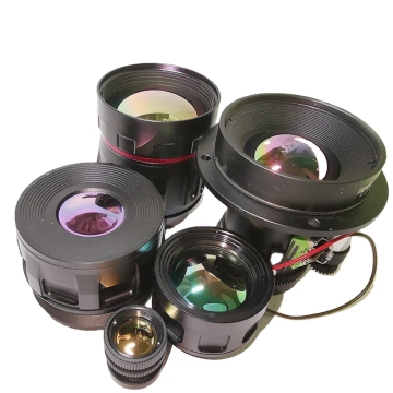 AR Lớp phủ bên ngoài Germanium Lens 100mm FL Hồng cầu FL F2.0 cho 640x512-24um ZnS
