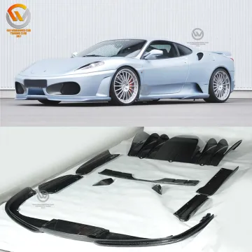 Carbon Fiber Rear Bumper Splitter Lip for Ferrari F430 2005-2009 - Auto Refit