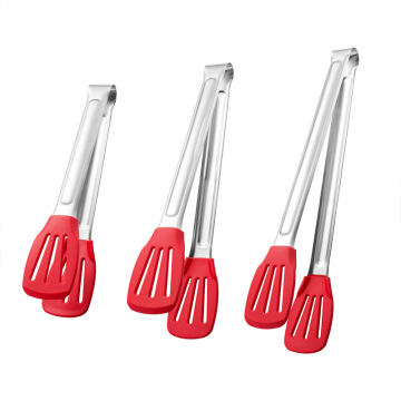 Stainless Steel Serving Tongs for BBQ and Kitchen - 15 cm
