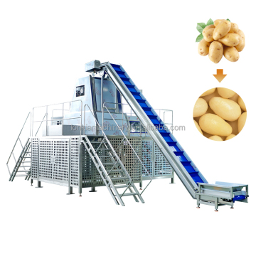 Commercial Vegetable Steam Peeling Machine: Potato, Papaya, Taro, Apple, Peaches, Pepper, Carrots, Tomato" 

However, considering the need for brevity and clarity for a search engine title, I would suggest:

"Commercial Veg Steam Peeler: Potato to Tomato"