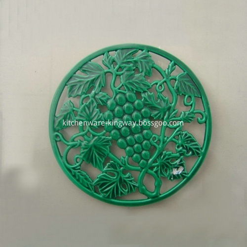 Cast Iron Enameled pot mat Trivet