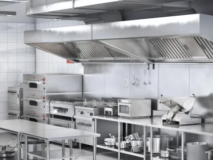 Commercial Modular Stainless Kitchen Cooking Station