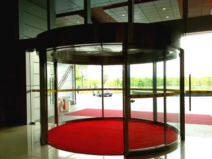 Gate automation curved sliding door system