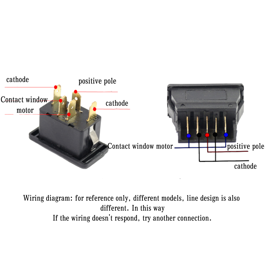 Car electric car window lift switch