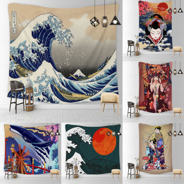 Japanese Style Wall Hangings: Tapestries, Beach Mats, and Background Cloths for Home Décor