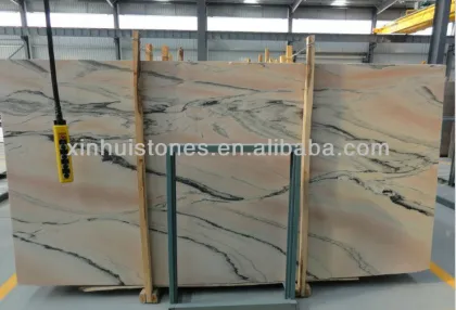 Cloudy Rosa Marble Slab