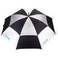 Black and white golf umbrella