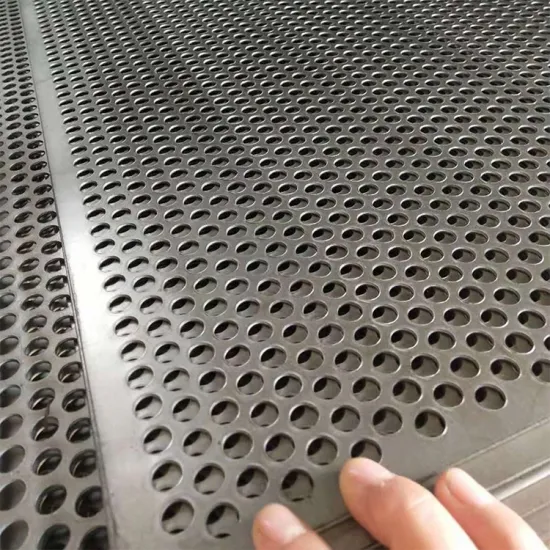 Perforated Metal Sheet Mesh - Anping Factory Supply 5mm Hole Aluminum or Steel