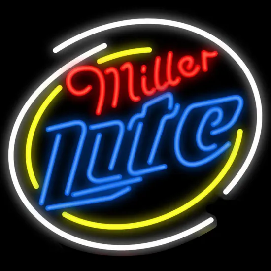 BEER BRAND ILLUMINATED NEON SIGN