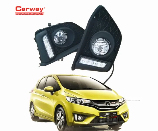 Hot Sale DRL Cover Fog Light for HONDA FIT/JAZZ 2014-2017 ASIA TYPE