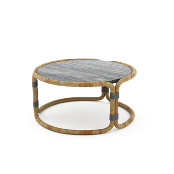 Table basse en marbre ronde pour meubles de salon