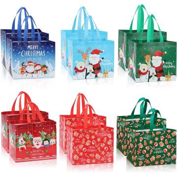 Christmas Tote Bags Non Woven Gift Bags