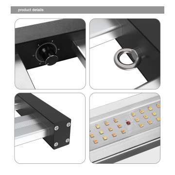 PHLIZON Składany LED Grow Light Light