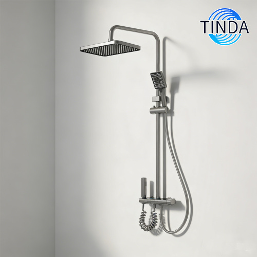 TINDA ชุดฝักบัวก้านแข็งทรงสี่เหลี่ยม Modern Square