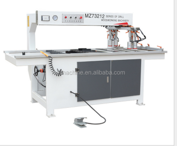 Driller de doble línea MZB73212 - Máquina de perforación de huso múltiple de madera de madera
