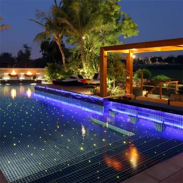 2023 KEPUAI RGB Fiber Optic Swimming Pool Star Lights - Underwater Starry Pool Light with Shooting Star