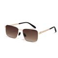 Rectangular thick frame punk metal sunglasses INS fashion personality new sunglasses in Europe and the United States