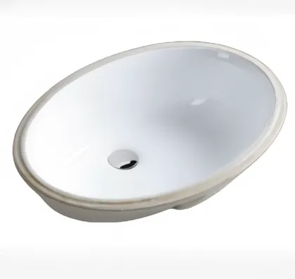 Oval Ceramic Undercounter Bathroom Wash Basin Sink