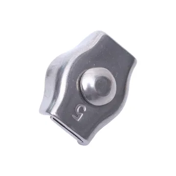 Grade 304/316 Stainless Steel Wire Rope Clip Clamps: M2 to M10