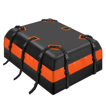 Waterproof Car Roof Bag - 21 Cubic Feet Cargo Carrier for All Vehicles
