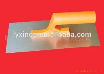 Plastic handle plastering trowel
