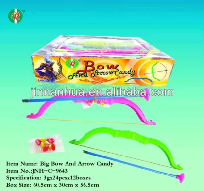 Big bow and arrow candy