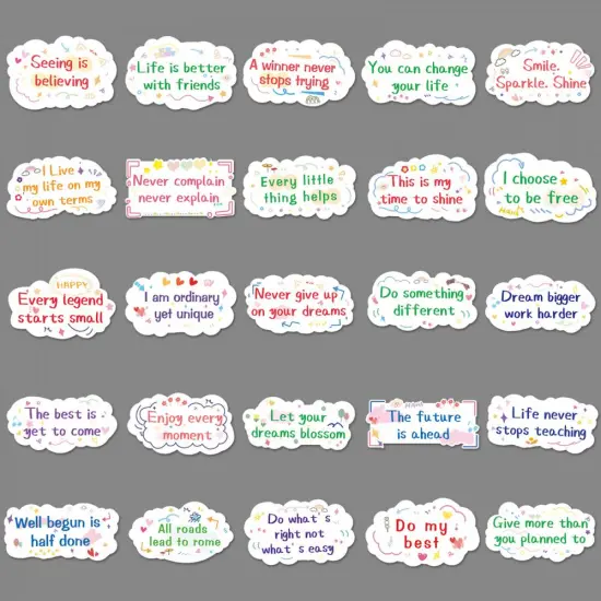 Inspirational Stickers for Water Bottle