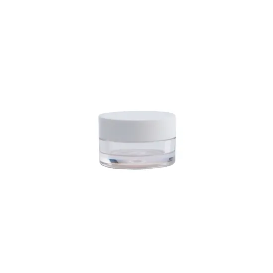 5ml Clear PS Material Plastic Cream Container Jar