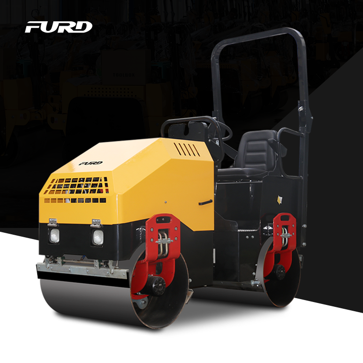 1.5ton Most popular Double Drum Steel Road Roller for Sale