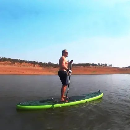 Premium Inflatable Stand Up Paddle Board: All-Round SUP Board with Accessories for Endurance & Stability