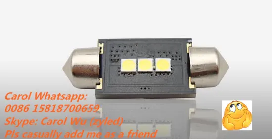 2016 High Bright Best Quality 12V 24V 31mm Festoon LED Interior Car Light