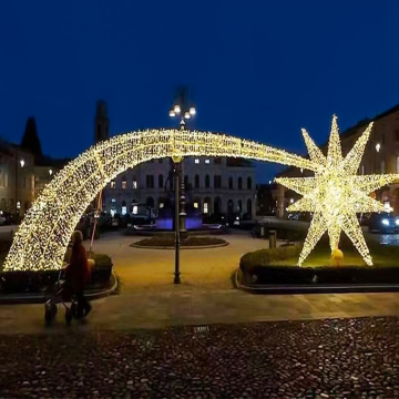 LED LED IP65 RGB RGB Outdoor Sculpture Christmas Light Gerbang untuk Hiasan Festival